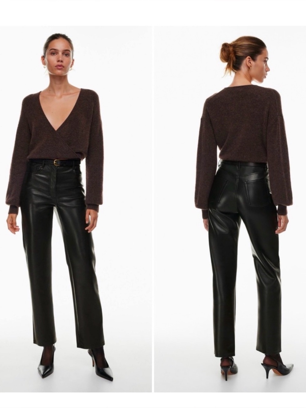 Aritzia Wilfred Melina Pant Black Size 8
